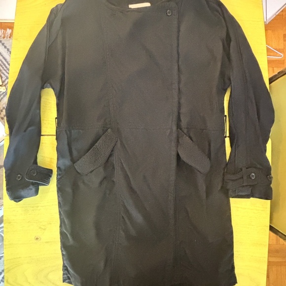 Wilfred black cloth trench coat - Picture 3 of 9